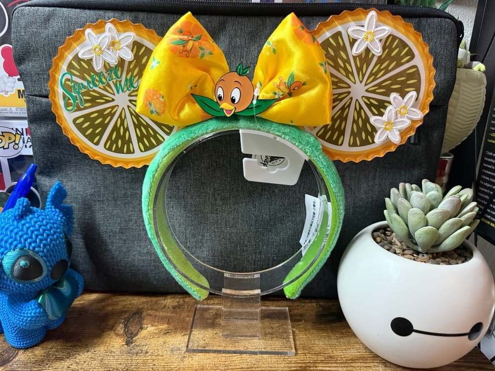 NWT Disney Orange Bird Ear Headband One Size
